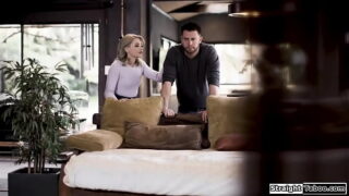 Teen Lola Fae offers herself to mums bf and gets anal fucked